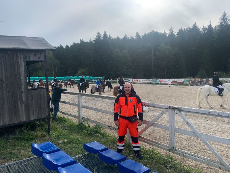 Zawody konne w Toporzysku 17 Październik – zabezpieczenie medyczne