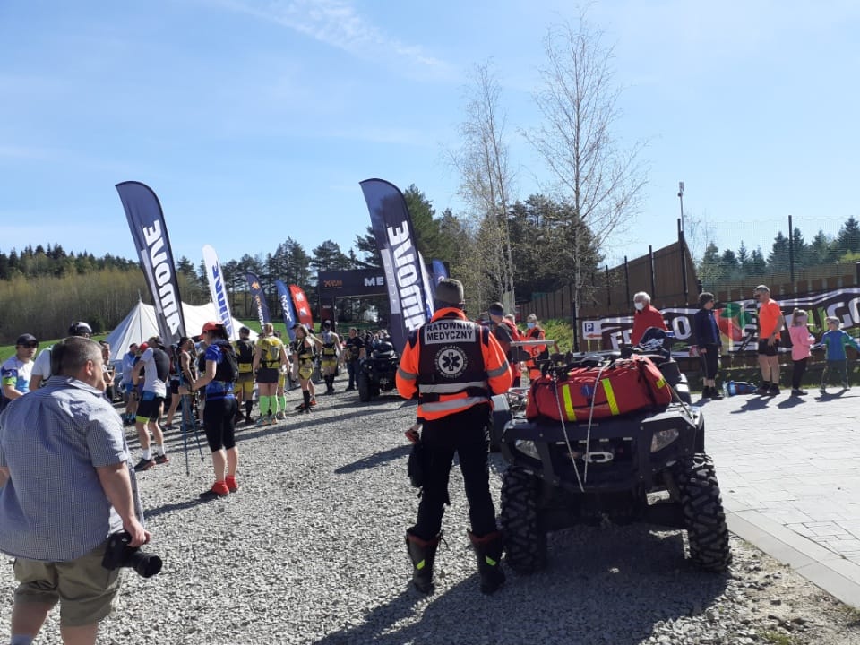 X-Run dzień pierwszy – zabezpieczenie medyczne