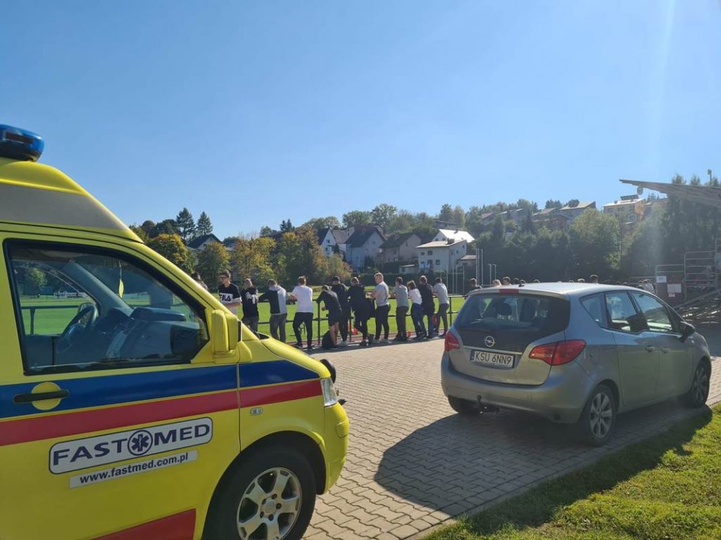 Zawody lekkoatletyczny szkół średnich – zabezpieczenie medyczne