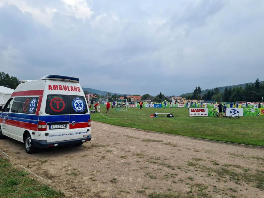 Impreza firmowa Maspex Wadowice – zabezpieczenie medyczne