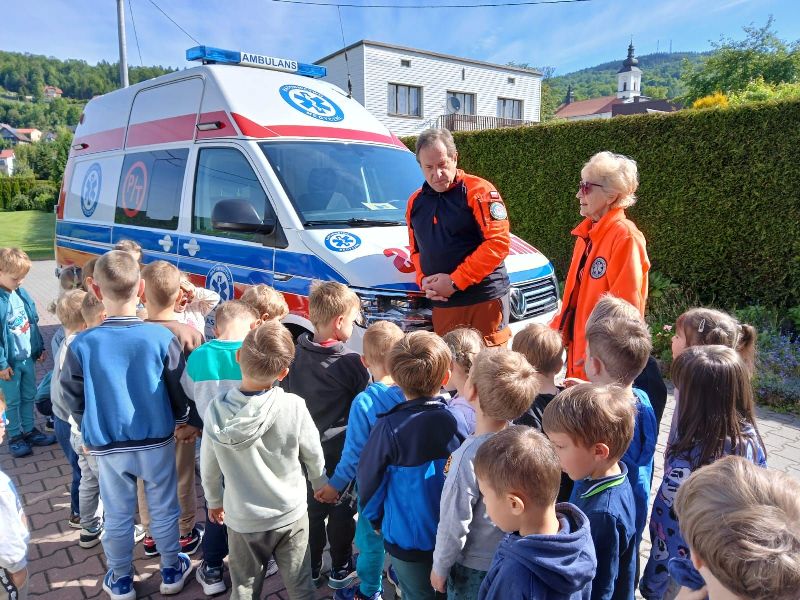 Spotkanie w dziećmi w przedszkolu